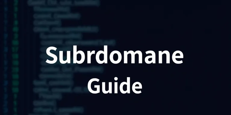 Subdomain Nedir Kullanim